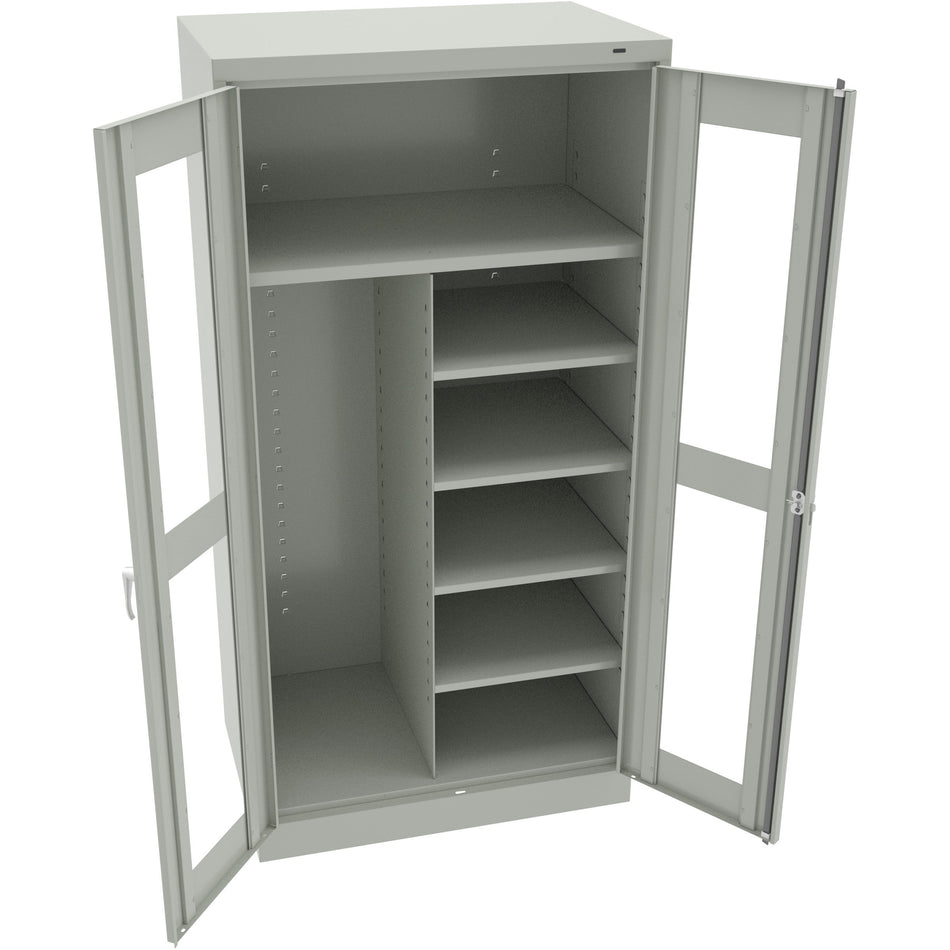 Tennsco 72" High Standard Combination Cabinet with C-Thru Doors - Assembled, CVD7220