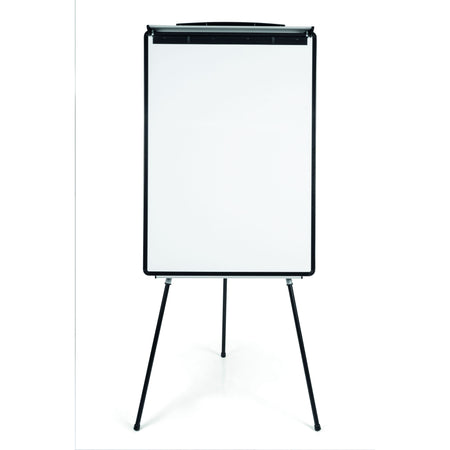 EA23062119 Height Adjustable Tripod Magnetic Dry Erase White Board Presentation Easel, Easel Pad Holder, Magnetic Extension Bars, 42" x 30" by MasterVision