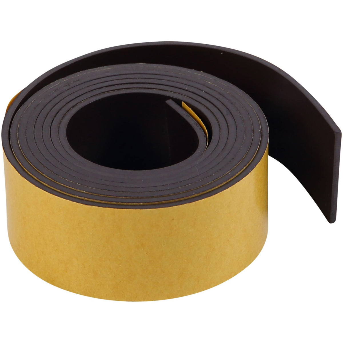 FM2020 Flexible Adhesive Magnetic Strip Tape Roll, 1" x 4' by MasterVision
