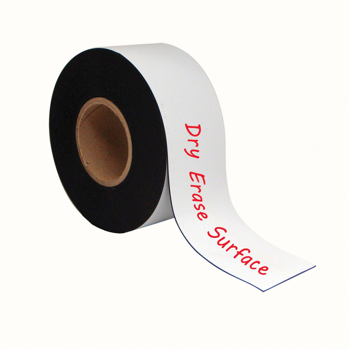 FM2218 Flexible Dry Erase Magnetic Strip Tape Roll, Write On, Wipe Off, 3" x 50' by MasterVision