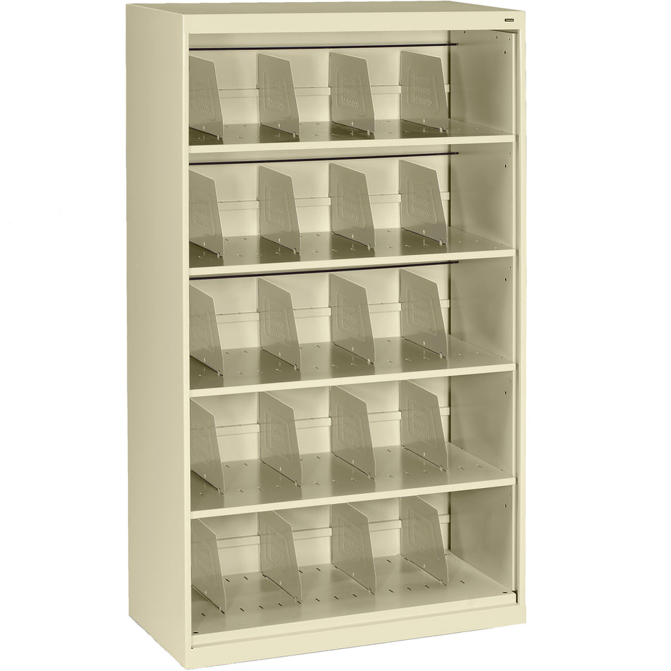 Tennsco Five-Shelf Fixed Shelf Lateral File - Open Style, FS350