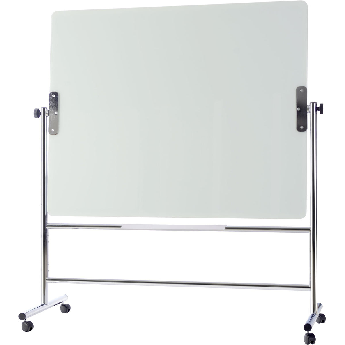 GQR0350GR Reversible Double Sided Magnetic Dry Erase White Board Easel, Mobile Rolling Whiteboard on Wheels, 36" x 48" by MasterVision