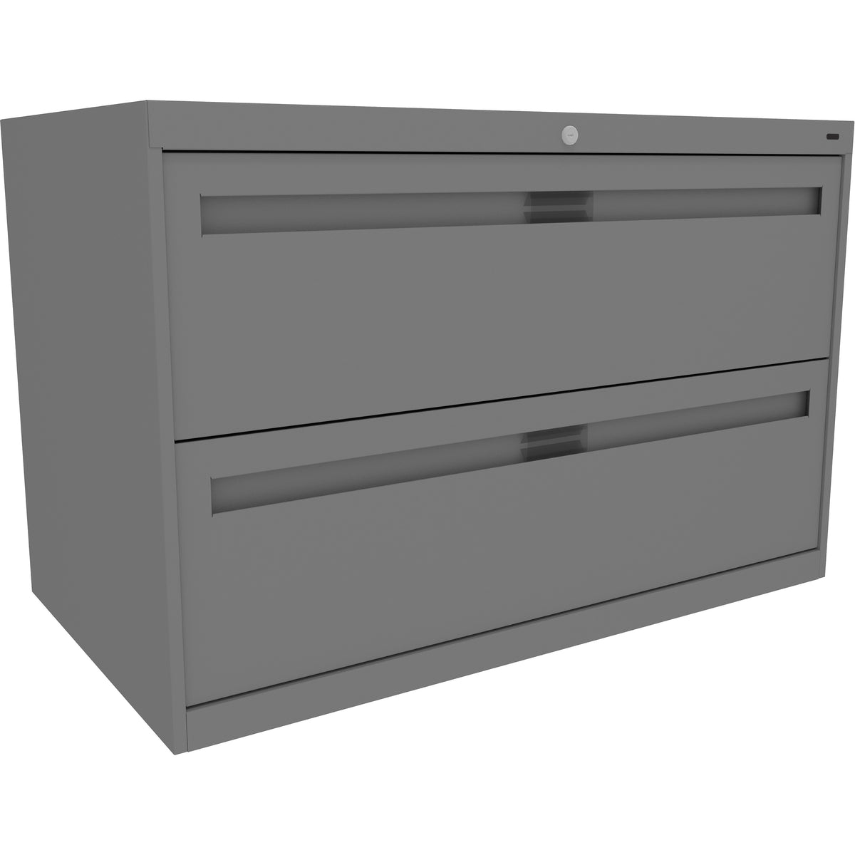 Tennsco 42" Wide Two-Drawer Lateral File with Retractable Doors, LPL4224L21