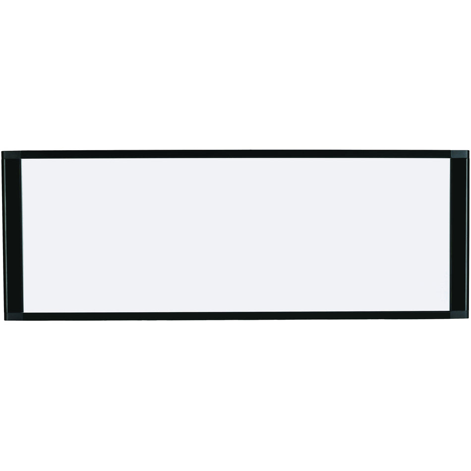 MA10007705 Personal Cubicle Dry Erase White Board, Magnetic, Extra Wide, 18" x 36", Black Aluminum Frame by MasterVision