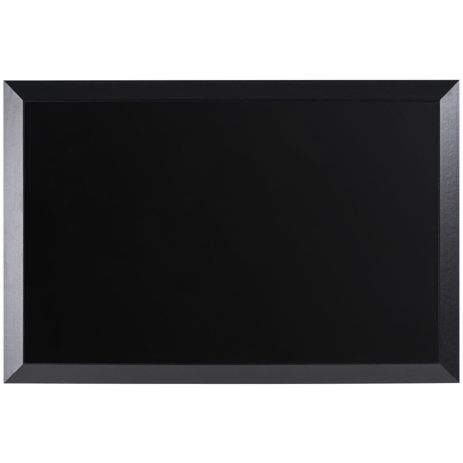 MM07151620 Kamashi Easy Clean Magnetic Wet Erase Black Board with Mounting Kit for Home Wall Decor, 24" x 36", Black Frame by MasterVision