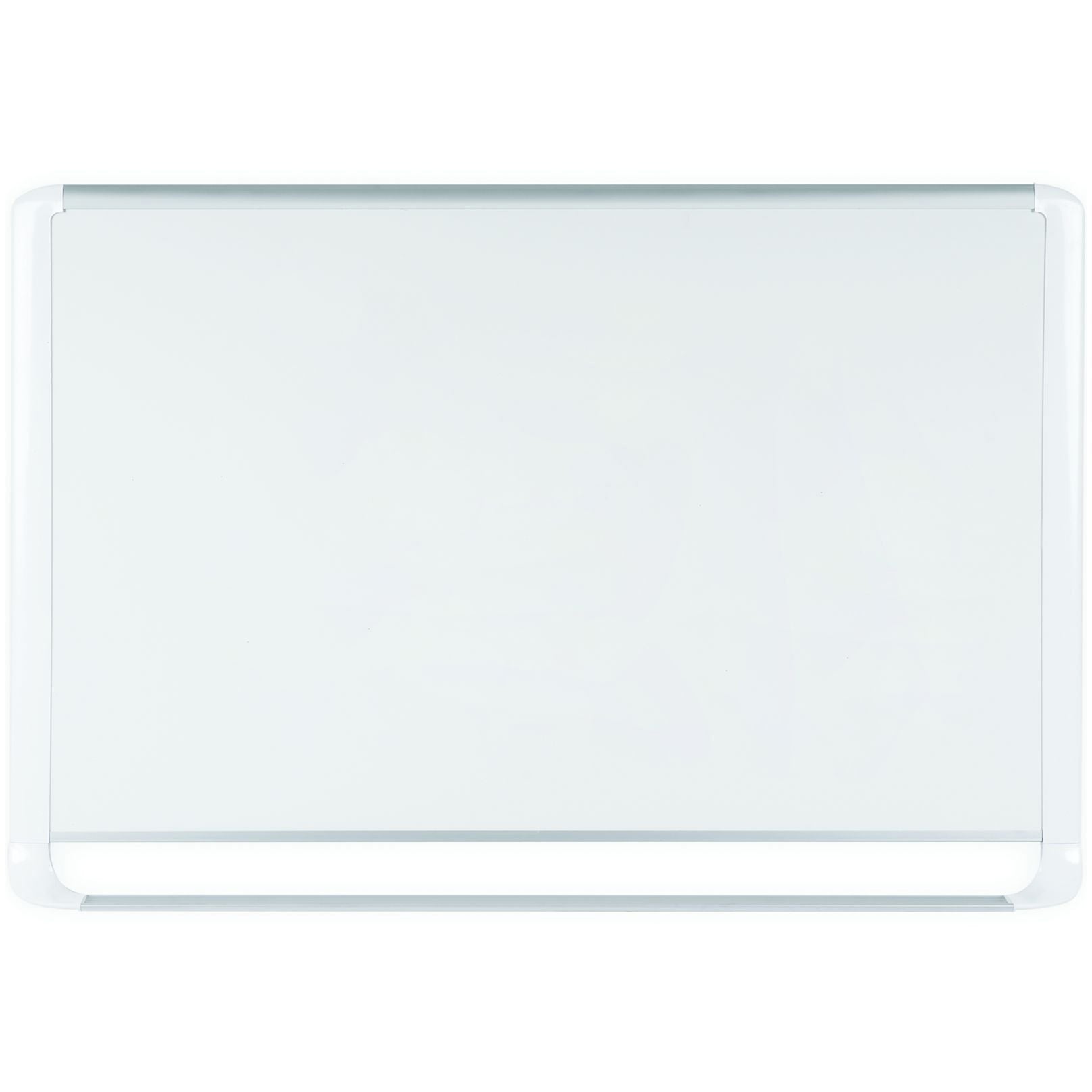 MVI030205 MVI Series Magnetic Laquered Steel Dry Erase Board, Easy Clean, Scratch Resistant Wall Mounting Whiteboard, 24" x 36", White Frame by MasterVision