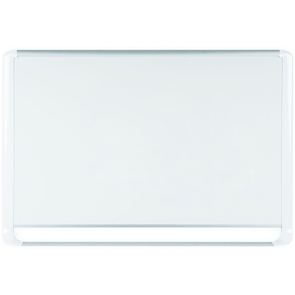 MVI210205 MVI Series Magnetic Laquered Steel Dry Erase Board, Easy Clean, Scratch Resistant Wall Mounting Whiteboard, 48" x 96", White Frame by MasterVision