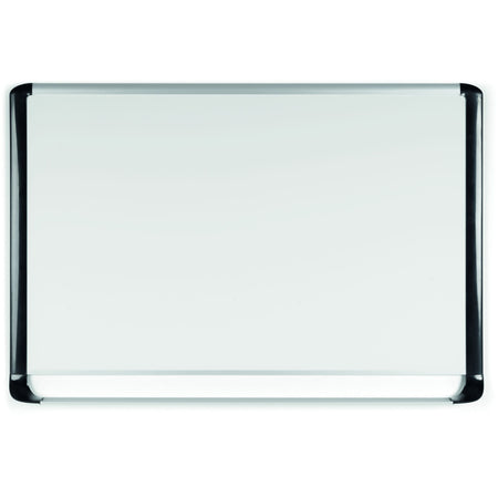 MVI210201 MVI Series Magnetic Laquered Steel Dry Erase Board, Easy Clean, Scratch Resistant Wall Mounting Whiteboard, 48" x 96", Black Frame by MasterVision