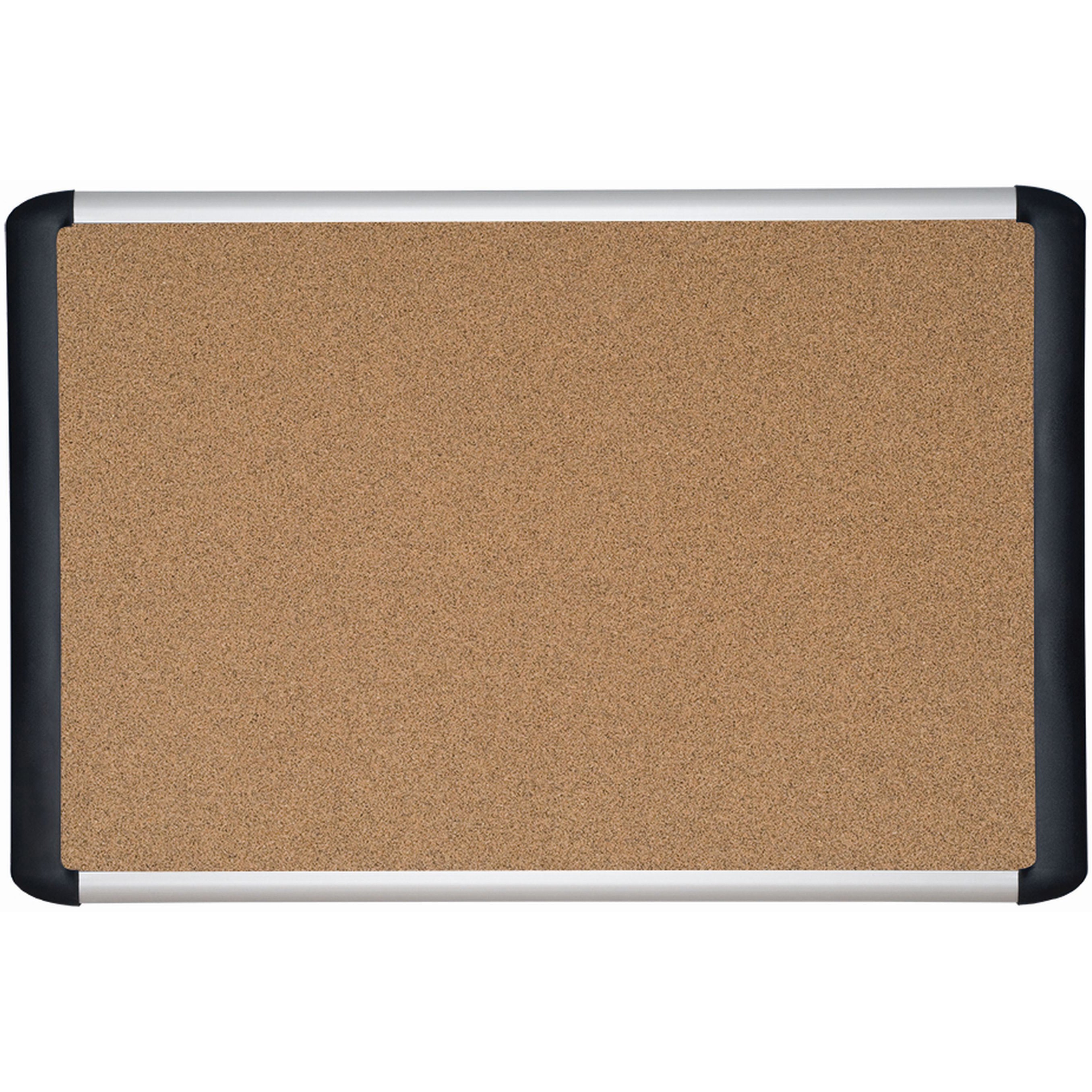 MVI030501 MVI Series Self-Healing Tech Cork Bulletin Board, Wall Mounting Push Pin Cork Board , 24" x 36" by MasterVision