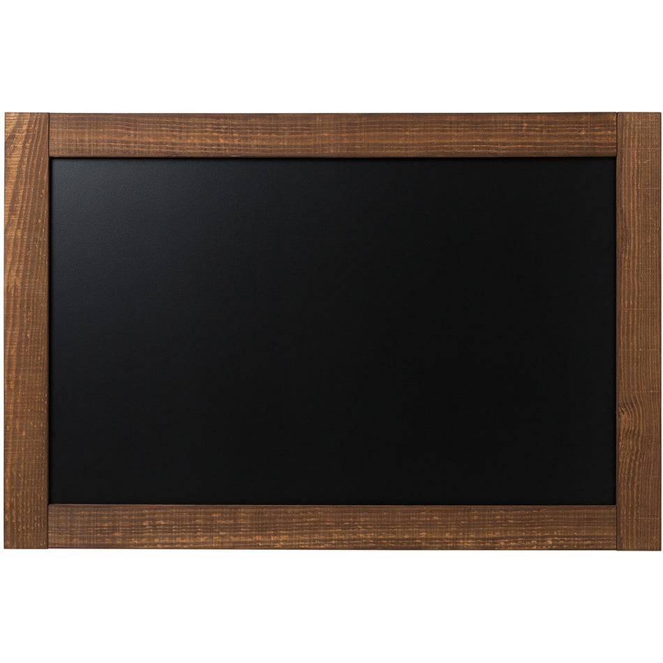 PM07156221 Easy Clean Chalkboard for Home Wall Decor, 24" x 36", Rustic Wood Frame by MasterVision