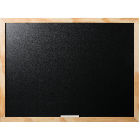 PM04010119 Black Chalk Board, 18" x 24", Pine Wood Frame, Wall Mount Kit Included, Great with Chalk & Liquid Chalk Markers by MasterVision