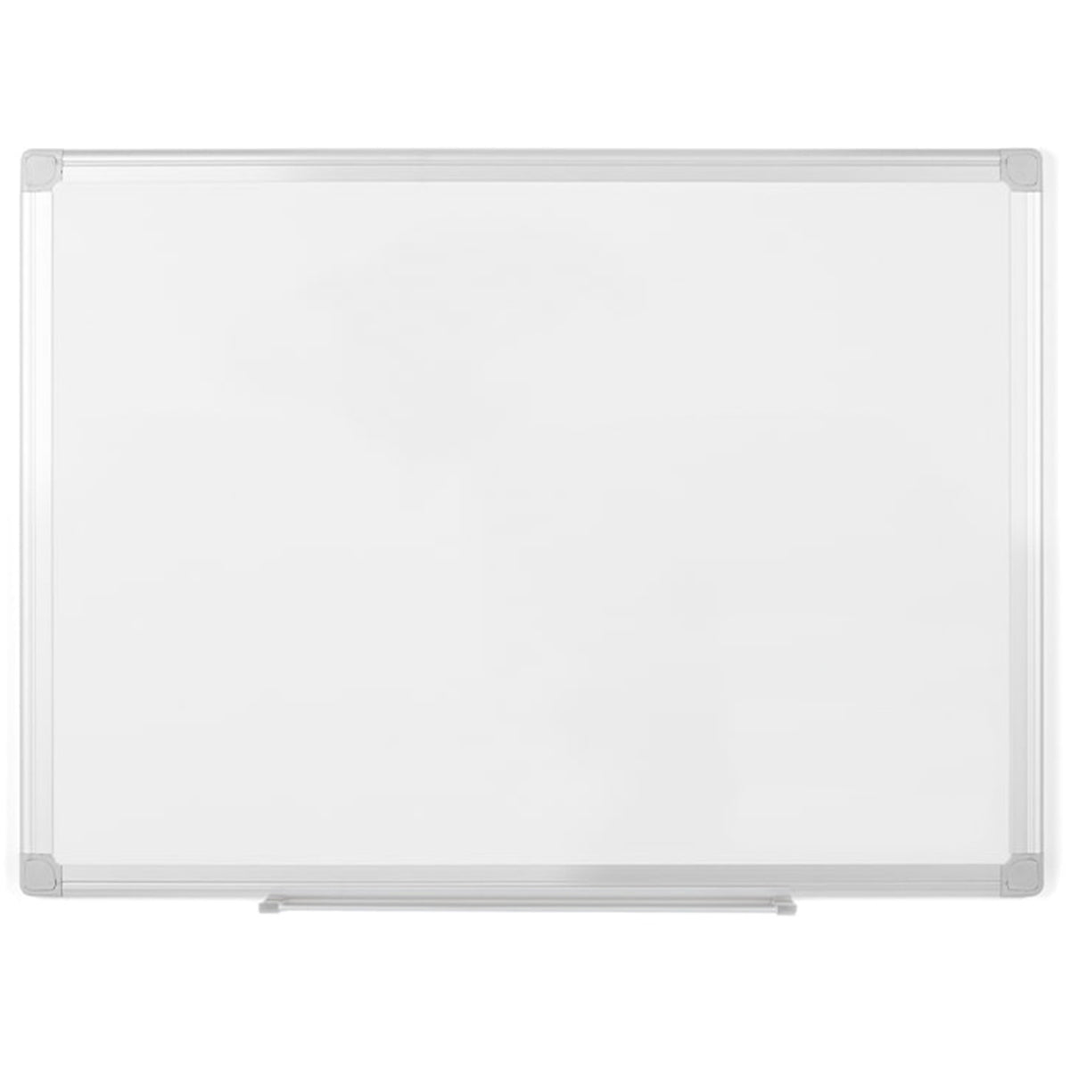 MA0300790 Earth Series Double Sided Melamine Dry Erase Board, 100% Recycled Frame, Snap-On Marker Tray, 24" x 36", Aluminum Frame by MasterVision