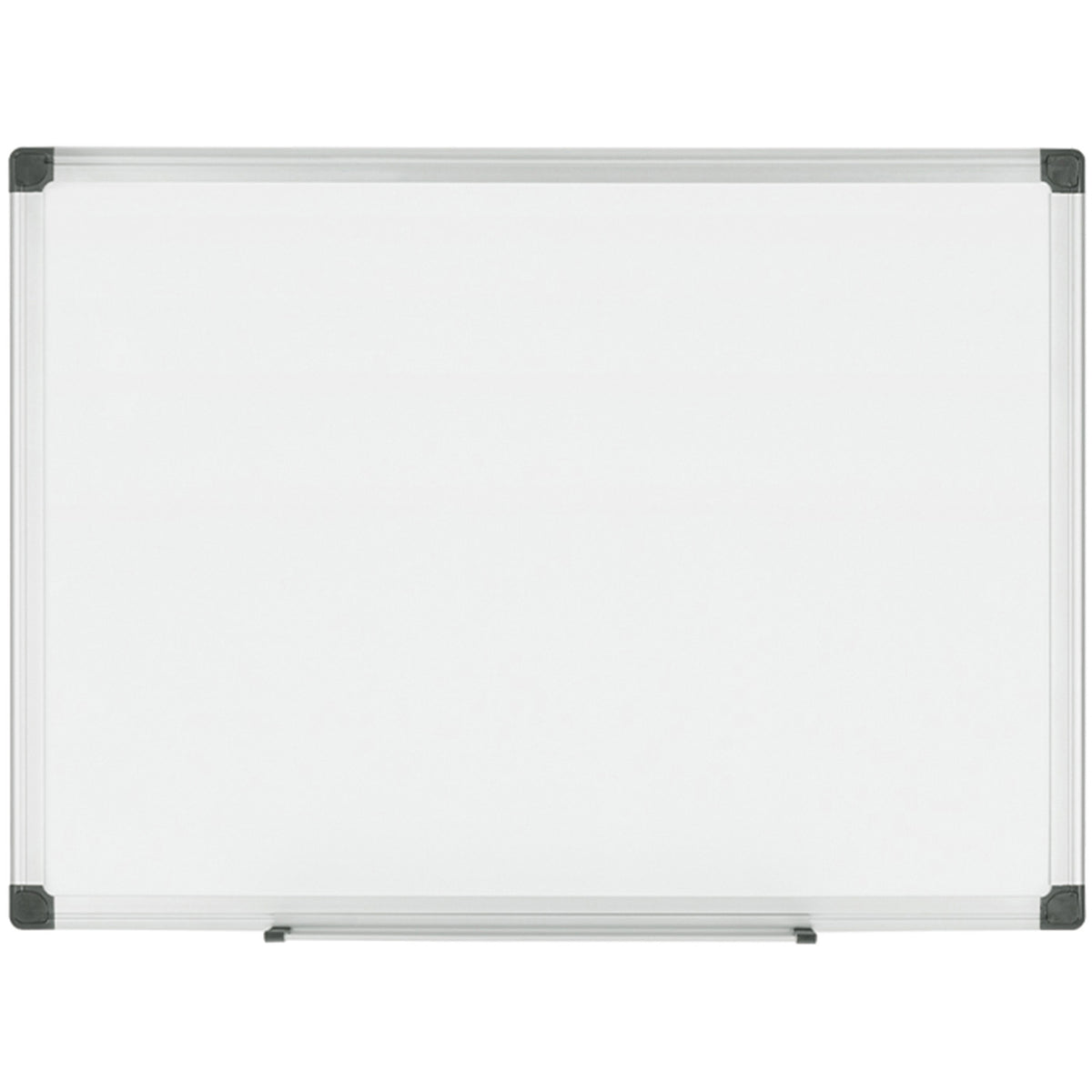 CR1201170MV Maya Series Magnetic Dry Erase Board, Porcelain Whiteboard, Snap-On Marker Tray, Wall Mounting Kit, 48" x 72", Aluminum Frame by MasterVision